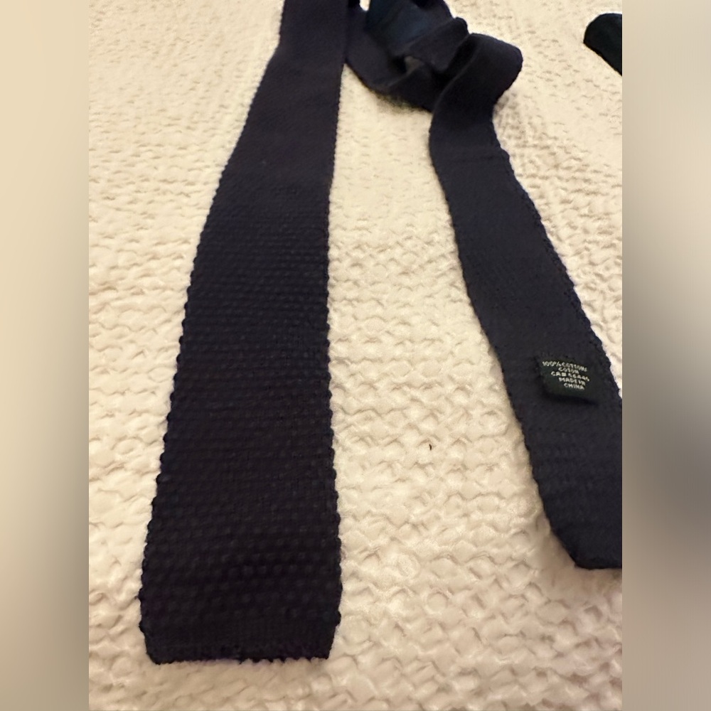 J crew knit square necktie